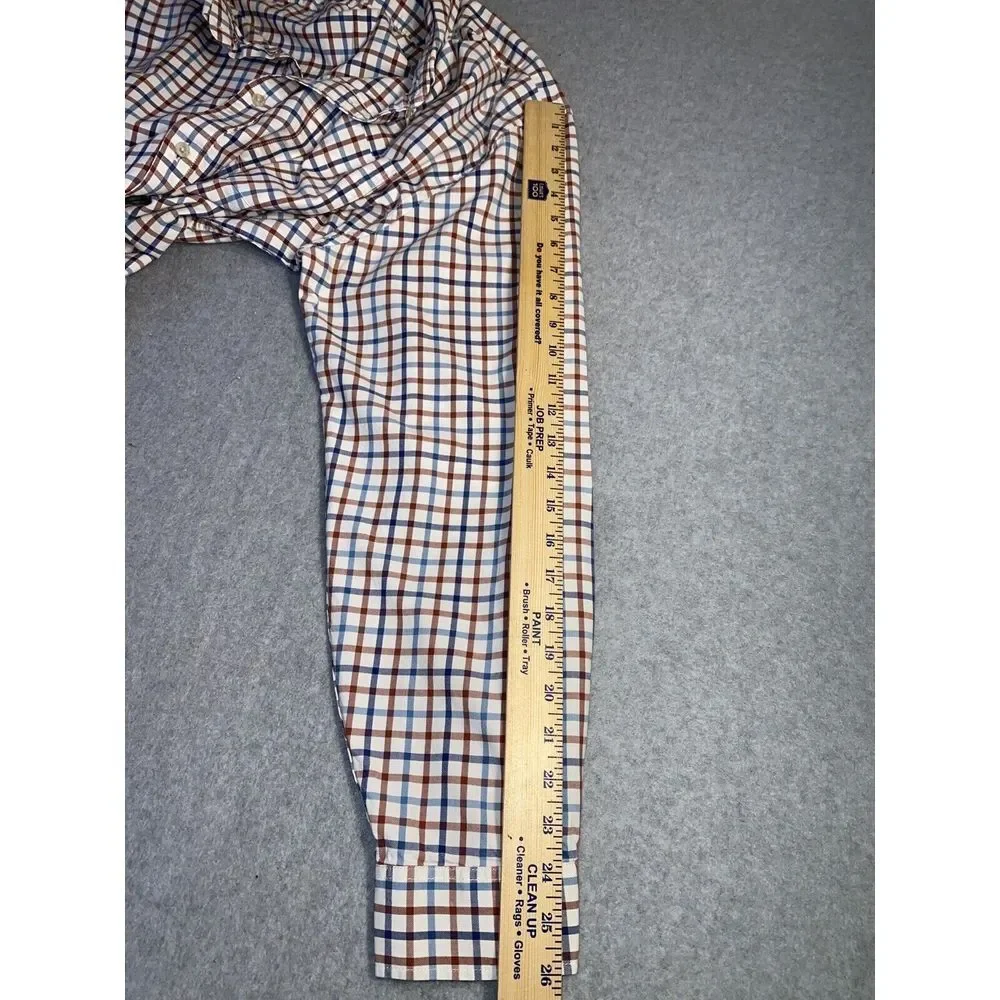 Eddie Bauer Shirt Mens XL Multi Plaid‎ Long Sleeve Button Down Cotton